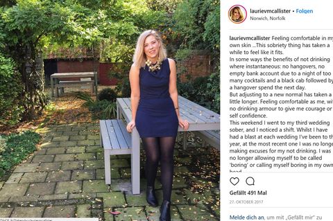 Der Verzicht auf Alkohol hat Laurie McAllister sichtbar gut getan.