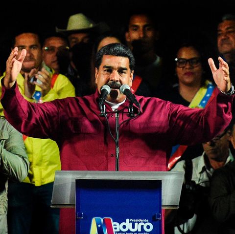 Venezuelas Präsident Nicolas Maduro hält Siegesrede