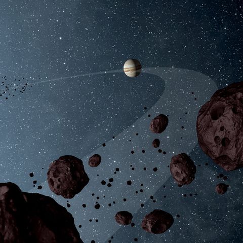 Asteroid umkreist seit mindestens einer Million Jahren den Riesenplaneten Jupiter
