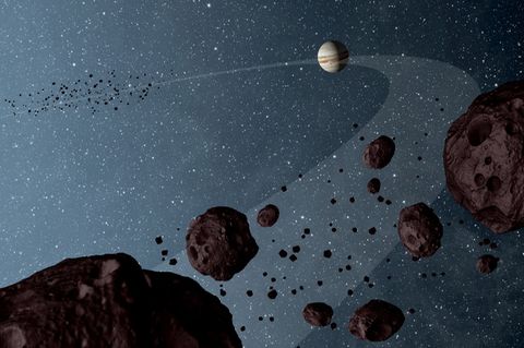 Asteroid umkreist seit mindestens einer Million Jahren den Riesenplaneten Jupiter