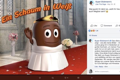 Facebook-Post von "Super Dickmann's"