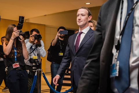 Mark Zuckerberg Facebook Anhörung