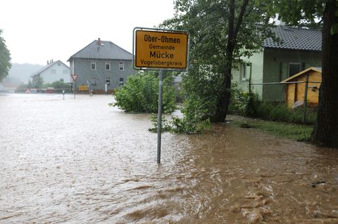 Unwetter im Süden