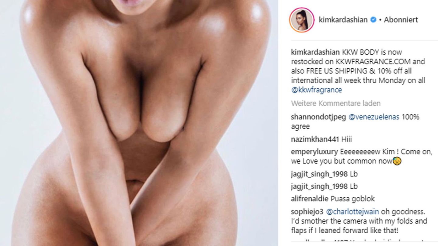 Kim Kardashian auf Instagram