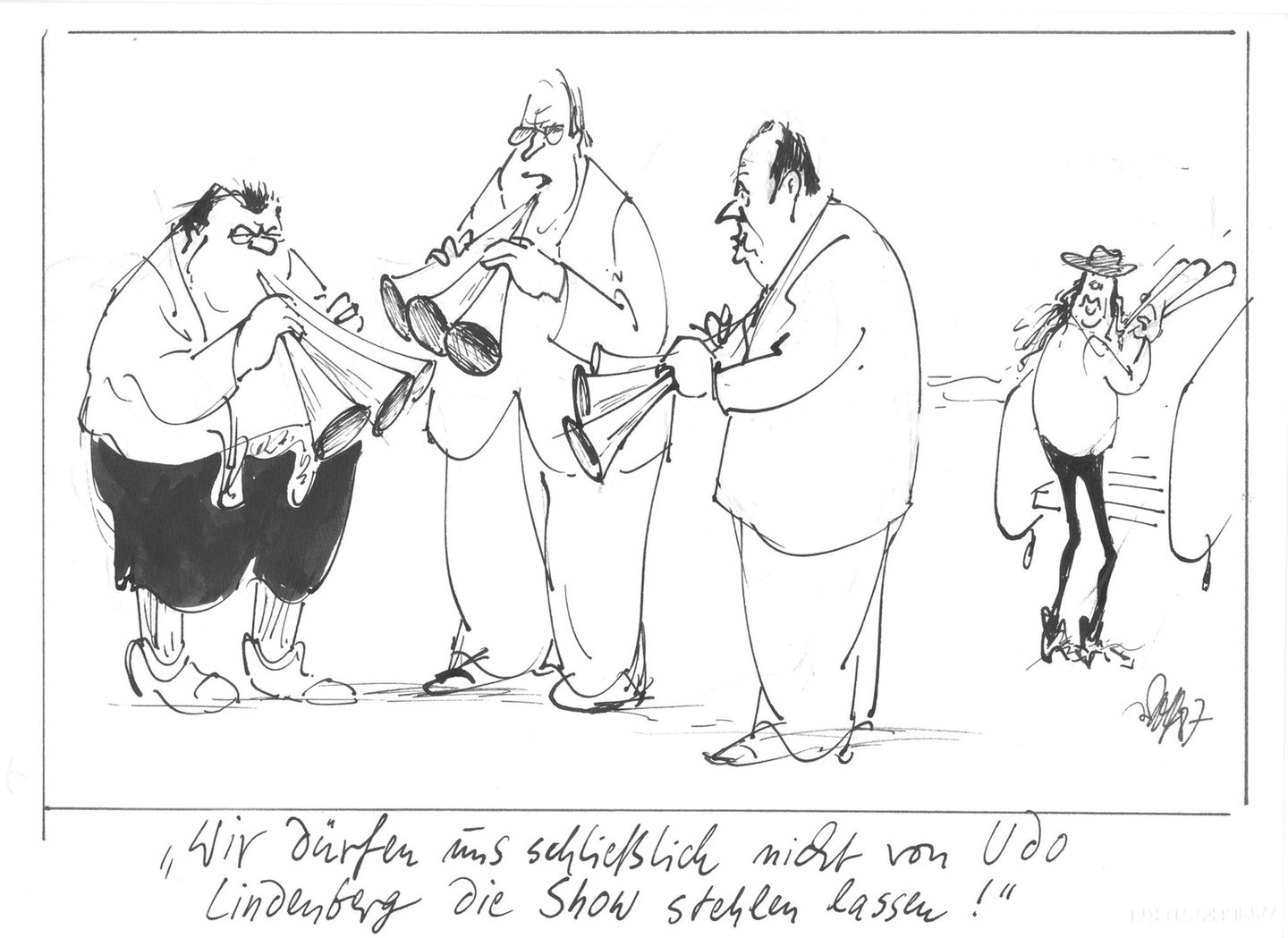 Cartoon-Ausstellung: Von Washington bis Osnabrück