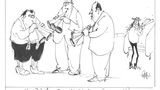 Cartoon-Ausstellung: Von Washington bis Osnabrück