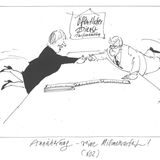 Fingerhakeln um ein besseres Gehalt Wie Fritz Wolf Tarifverhandlungen im öffentlichen Dienst auf den Punkt brachte 