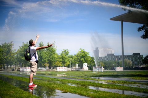 Wassersprenger in Berlin