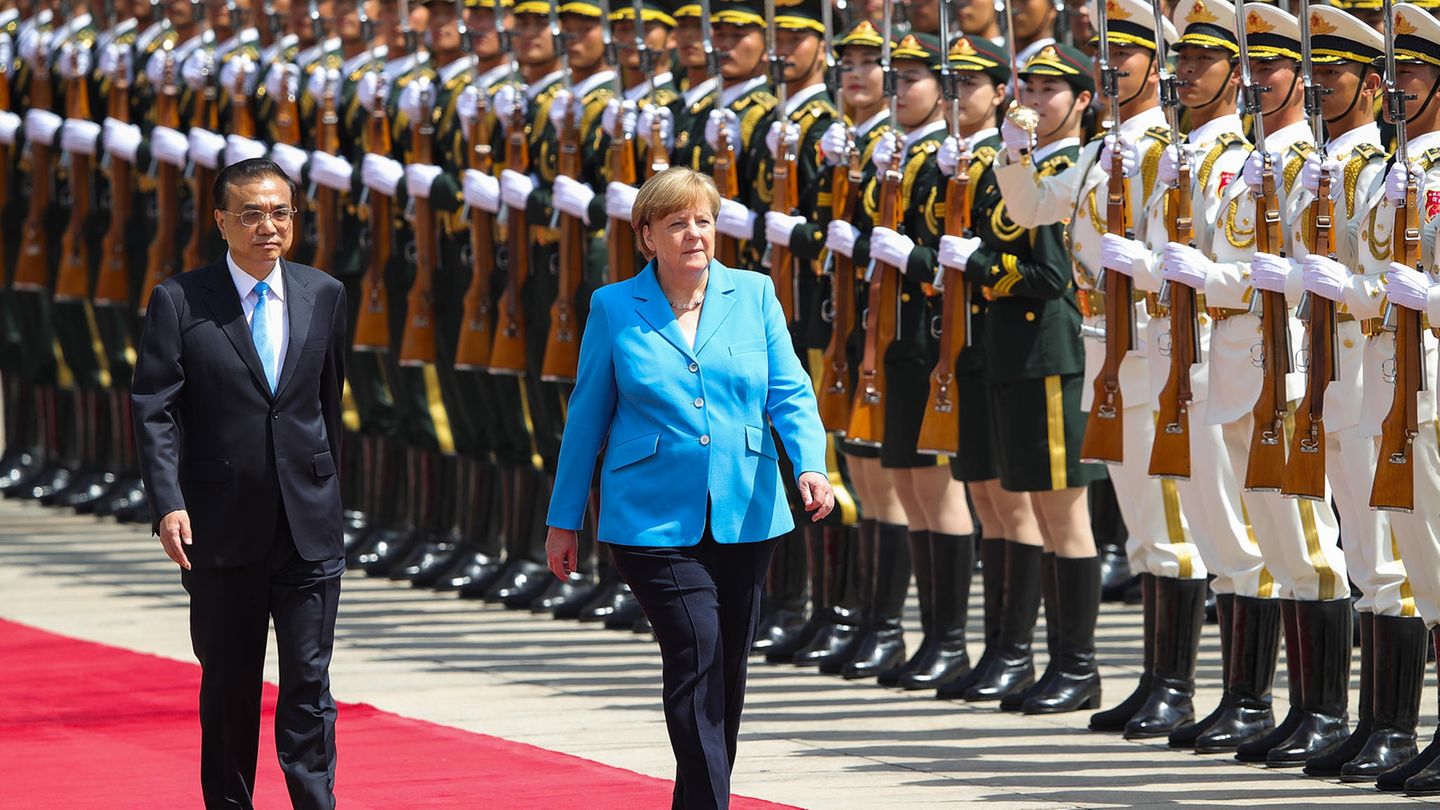 Angela Merkel mit Li Keqiang