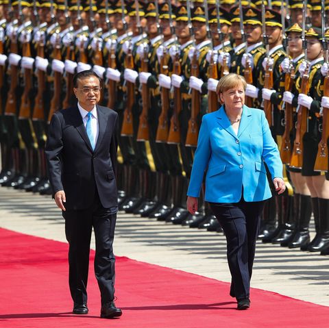 Angela Merkel mit Li Keqiang