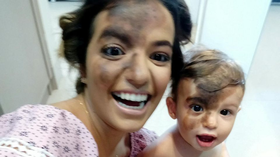 Carolina Giraldelli und ihr kleiner Sohn Enzo Carolina Giraldelli und ihr kleiner Sohn Enzo