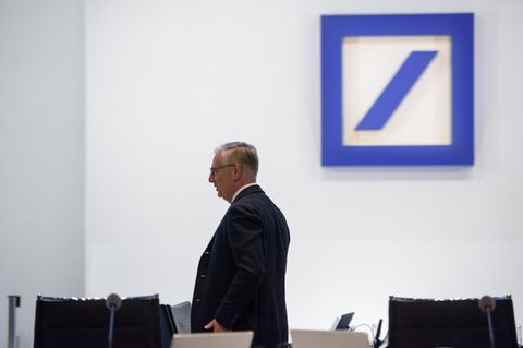 Paul Achleitner, Aufsichtsratsvorsitzender der Deutschen Bank, bei der Hauptversammlung