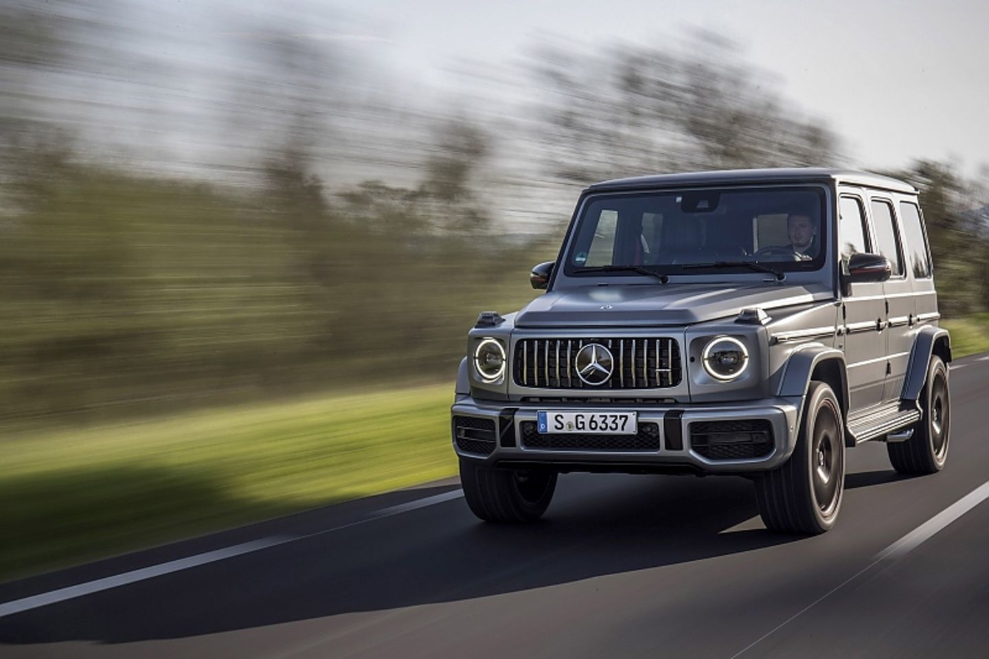 Auf guten Straßen geht es mit dem Mercedes-AMG G 63