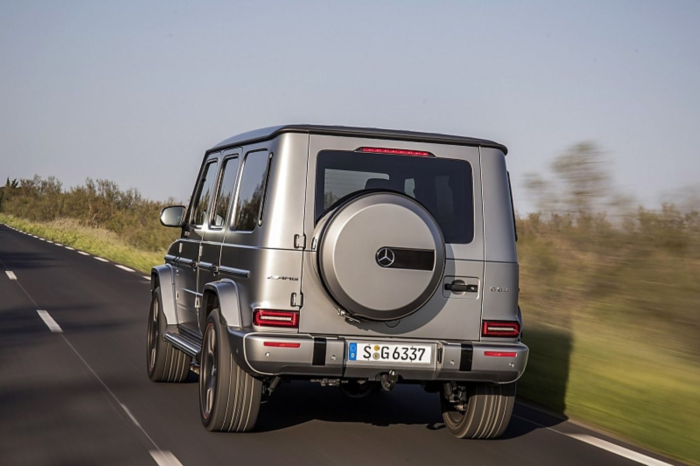 In den Kurven wankt der G 63
