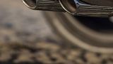 Der Auspuff tritt beim Mercedes-AMG G 63 seitlich aus