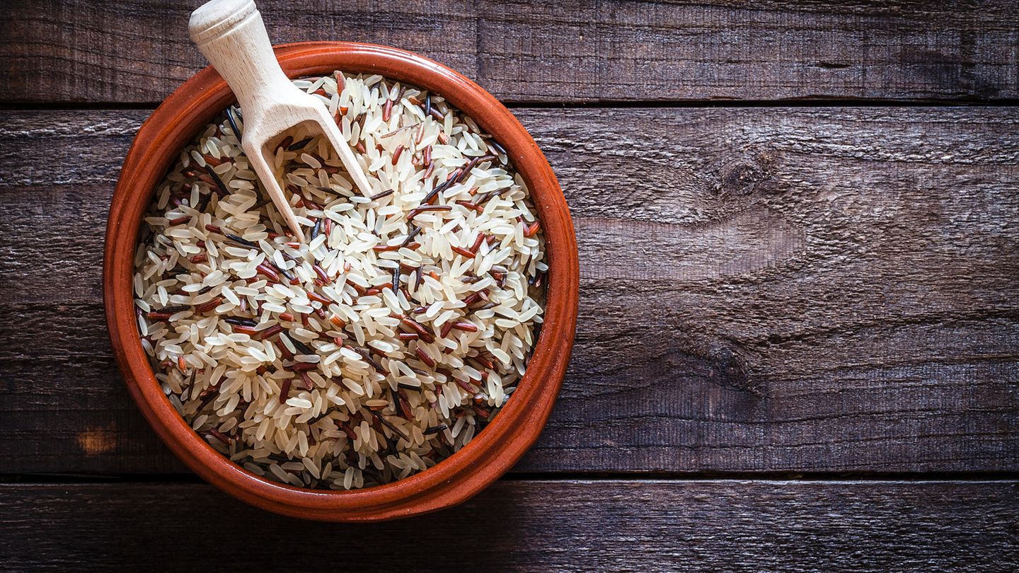 Platz 8: Roher Reis 3.470 Liter pro Kilogramm