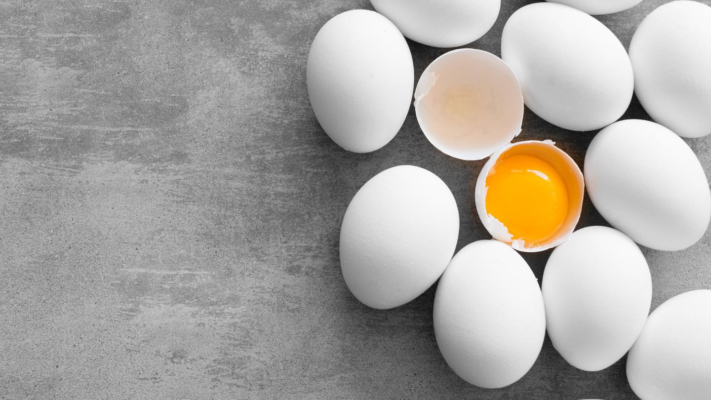Platz 9: Eier 3.300 Liter pro Kilogramm