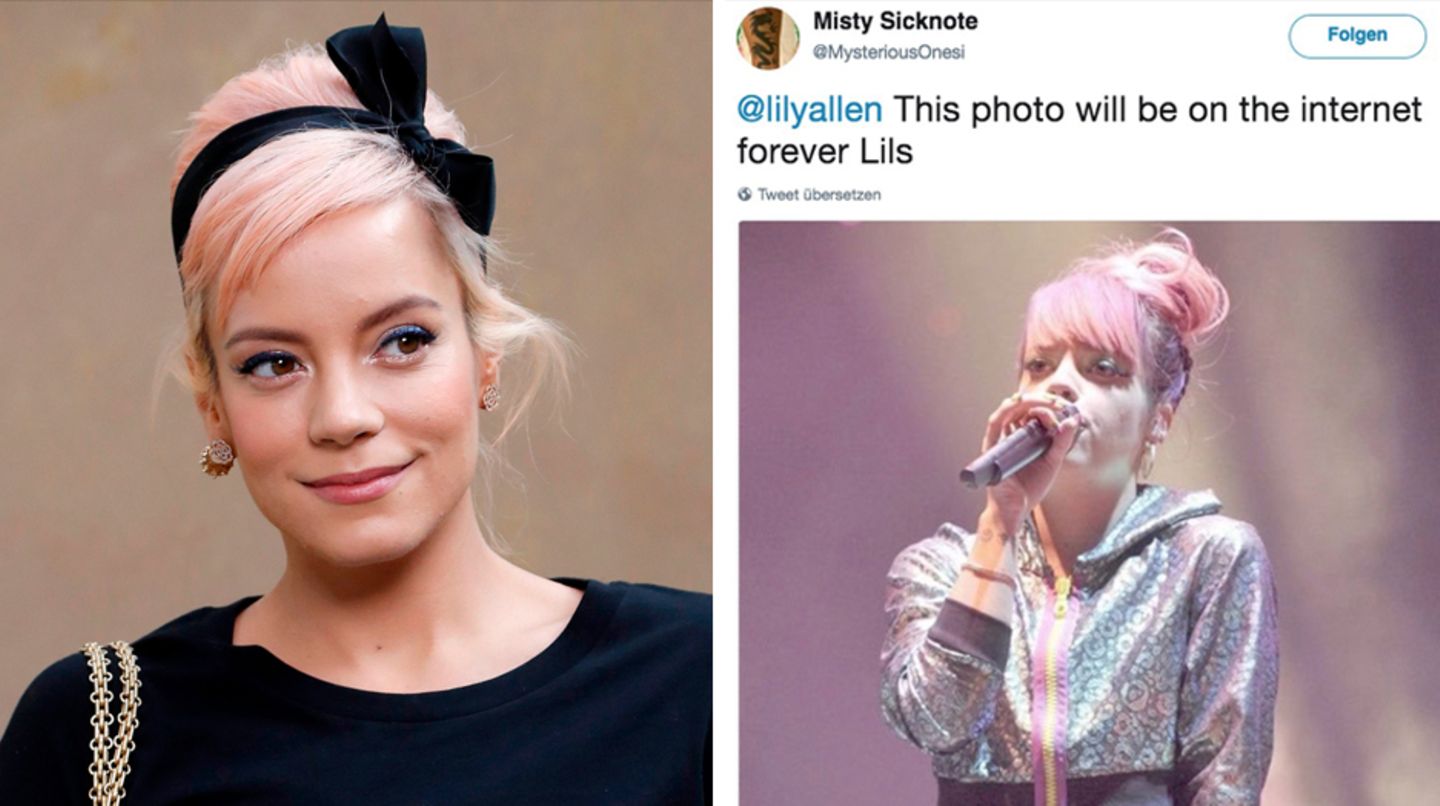 Vulva-Blitzer bei Lily Allen: So schlagfertig weist die Sängerin die  Troll-Attacke zurück