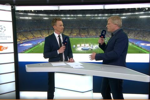 Champions-League-Finale: Oli Kahn und Jochen Breyer