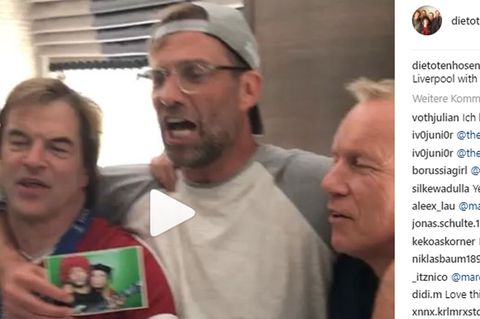 Jürgen Klopp, Campino und Johannes B. Kerner