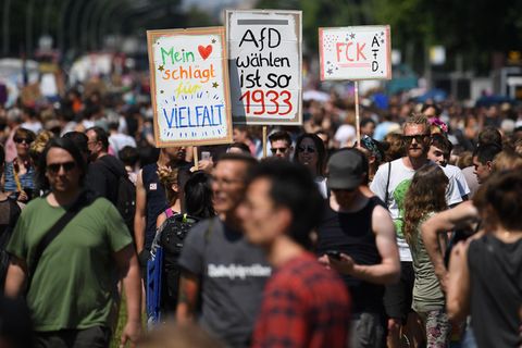 Anti-AfD-Demo in Berlin am 27.05.2018