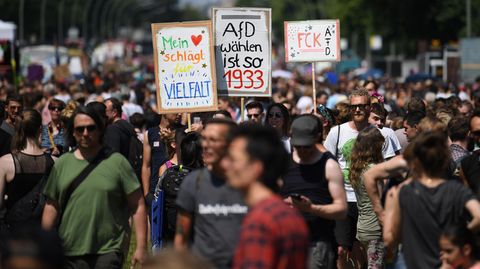Anti-AfD-Demo in Berlin am 27.05.2018