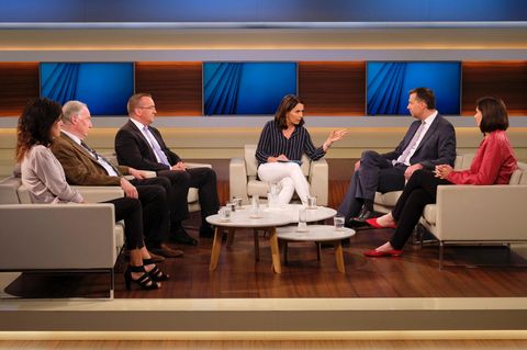Die Talkrunde bei "Anne Will" im Ersten