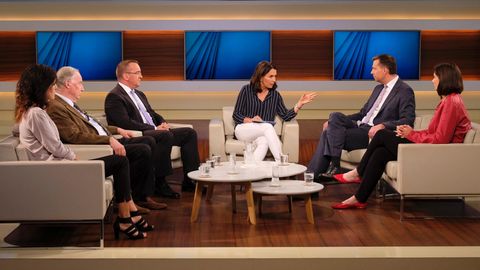 Die Talkrunde bei "Anne Will" im Ersten