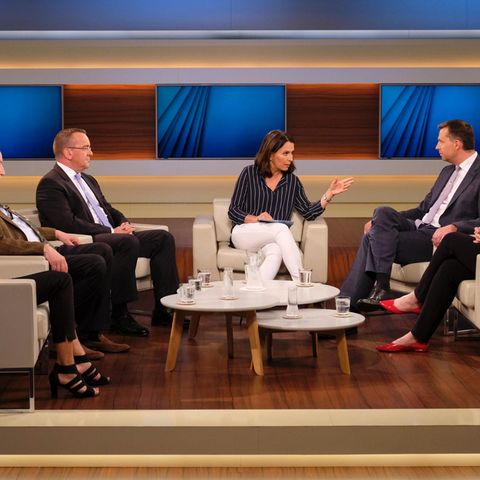 Die Talkrunde bei "Anne Will" im Ersten