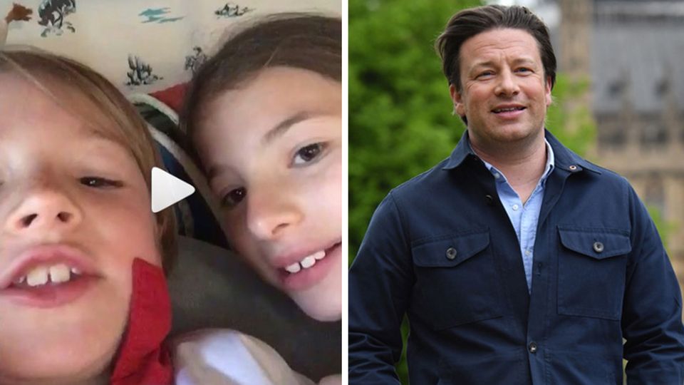 Smartphone stibitzt: Jamie Olivers Kinder singen ihm ein Geburtstagslied auf Instagram Smartphone stibitzt: Jamie Olivers Kinder singen ihm ein Geburtstagslied auf Instagram