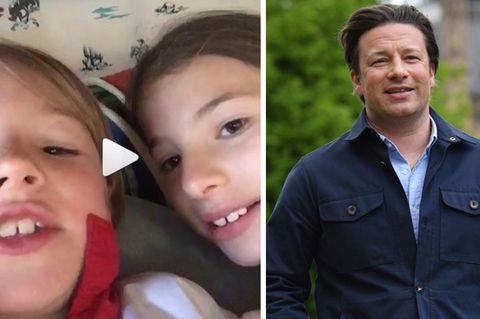 Smartphone stibitzt: Jamie Olivers Kinder singen ihm ein Geburtstagslied auf Instagram