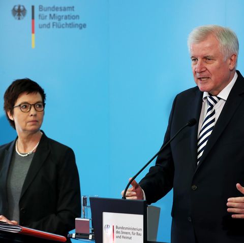 Bamf-Skandal - Jutta Cordt und Horst Seehofer im Innenausschuss