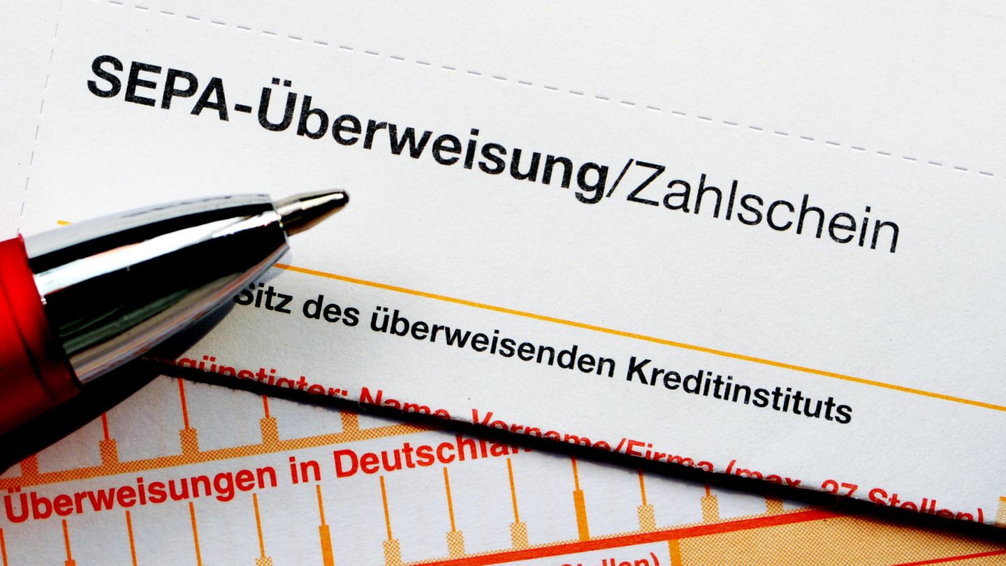 IBAN Sepa-Überweisungsschein