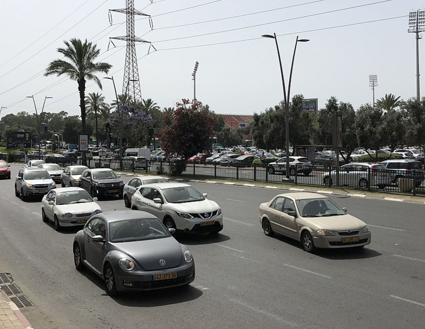 Auf den Straßen von Tel Aviv