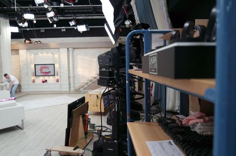 Im QVC-Studio