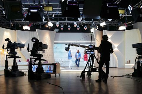 Eine Live-Sendung von QVC