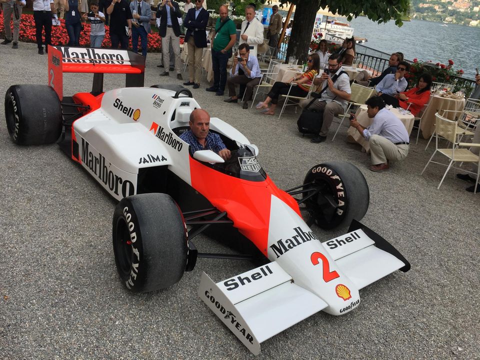 Formel-1-Oldies : McLaren am Comer See. McLaren am Comer See.