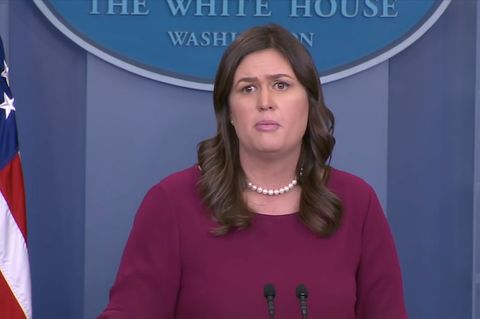 Pressesprecherin des Weißen Hauses: Diese Frage rührt Sarah Sanders fast zu Tränen