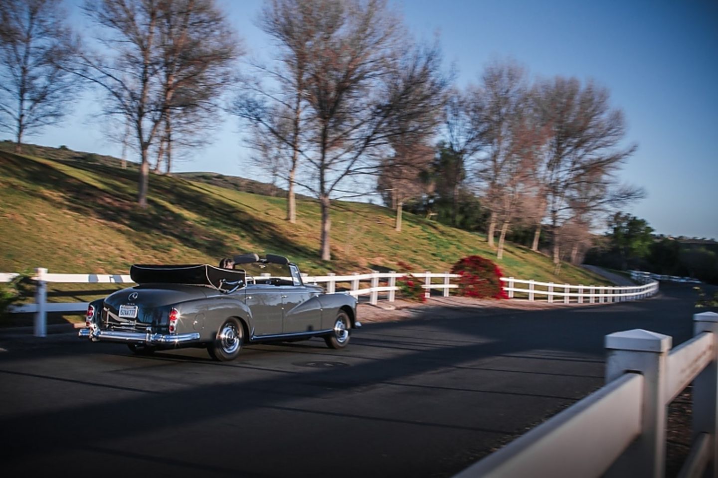 Mercedes 300 d Cabriolet - unterwegs in der Nähe von Irvine / Kalifornien