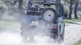 Das Fahren im Mercedes G-Klasse 300 GD Cabriolet entschleunigt