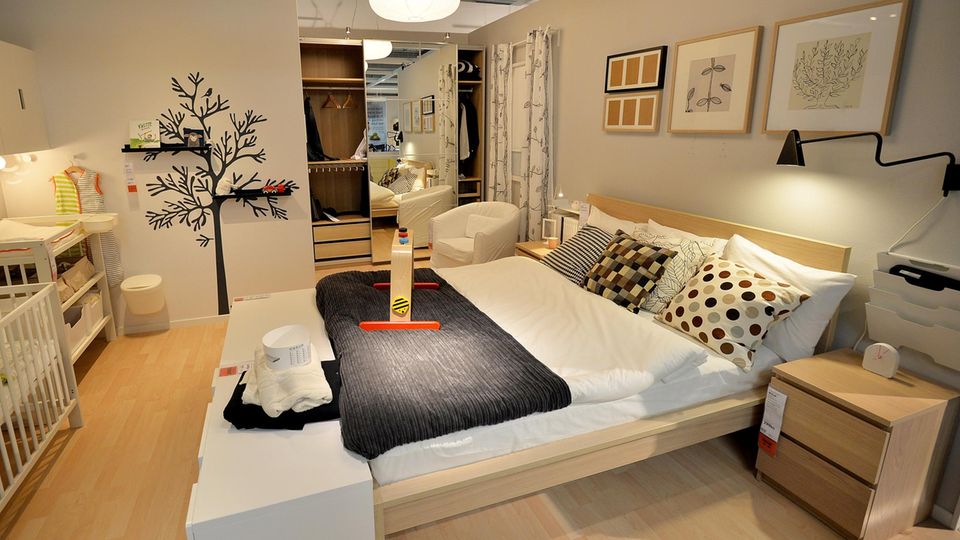 Interior Designer bei Ikea Musterschlafzimmer bei Ikea