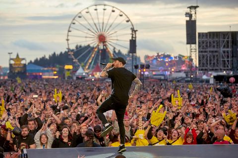 Casper tritt auf der "Rock am Ring"-Bühne auf
