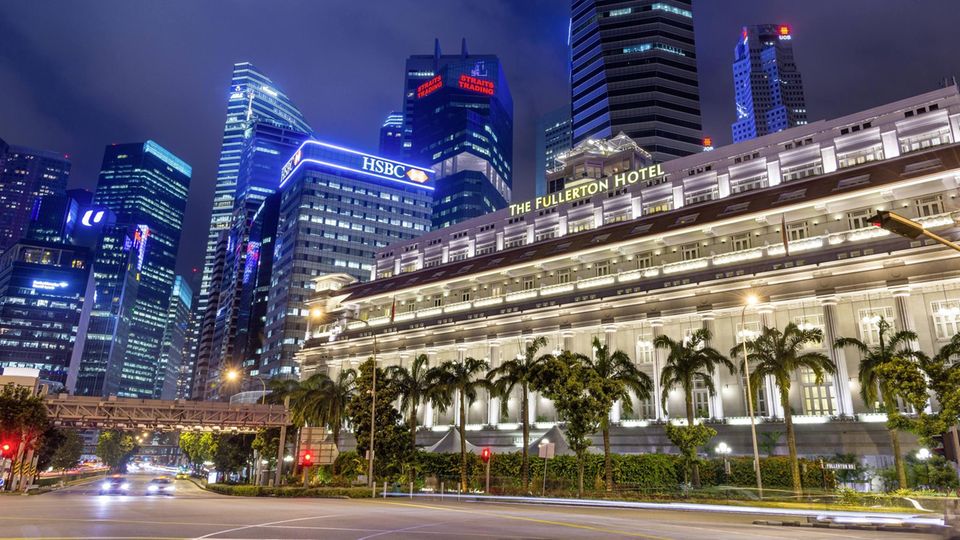 Singapur: The Fullerton Hotel