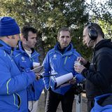 Teambesprechung beim I.D. R Pikes Peak Test