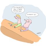 Schülert-Cartoons 2018: "Ich probiere mal zwei Jahre keinen Sex"