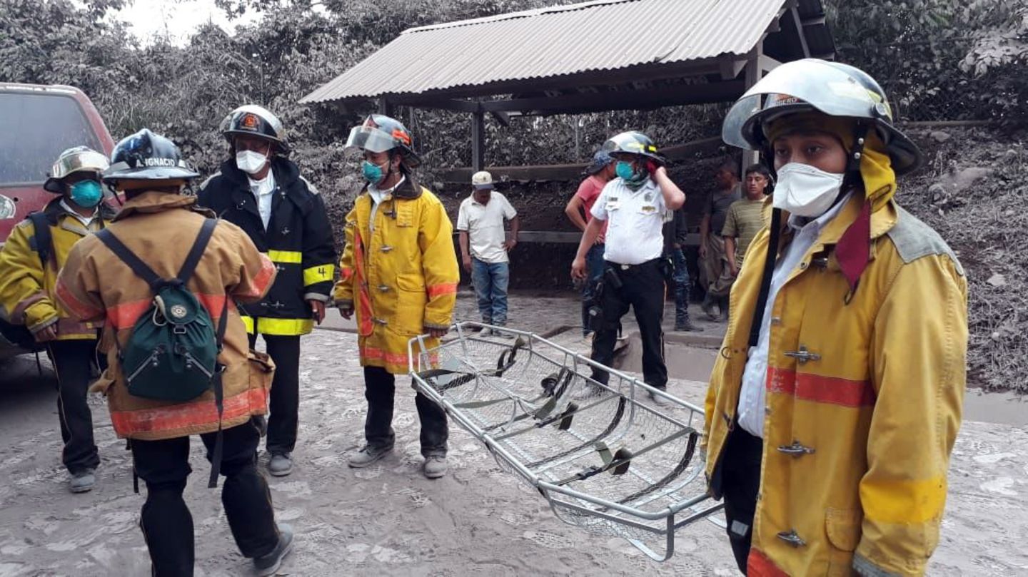 Vulkanausbruch in Guatemala