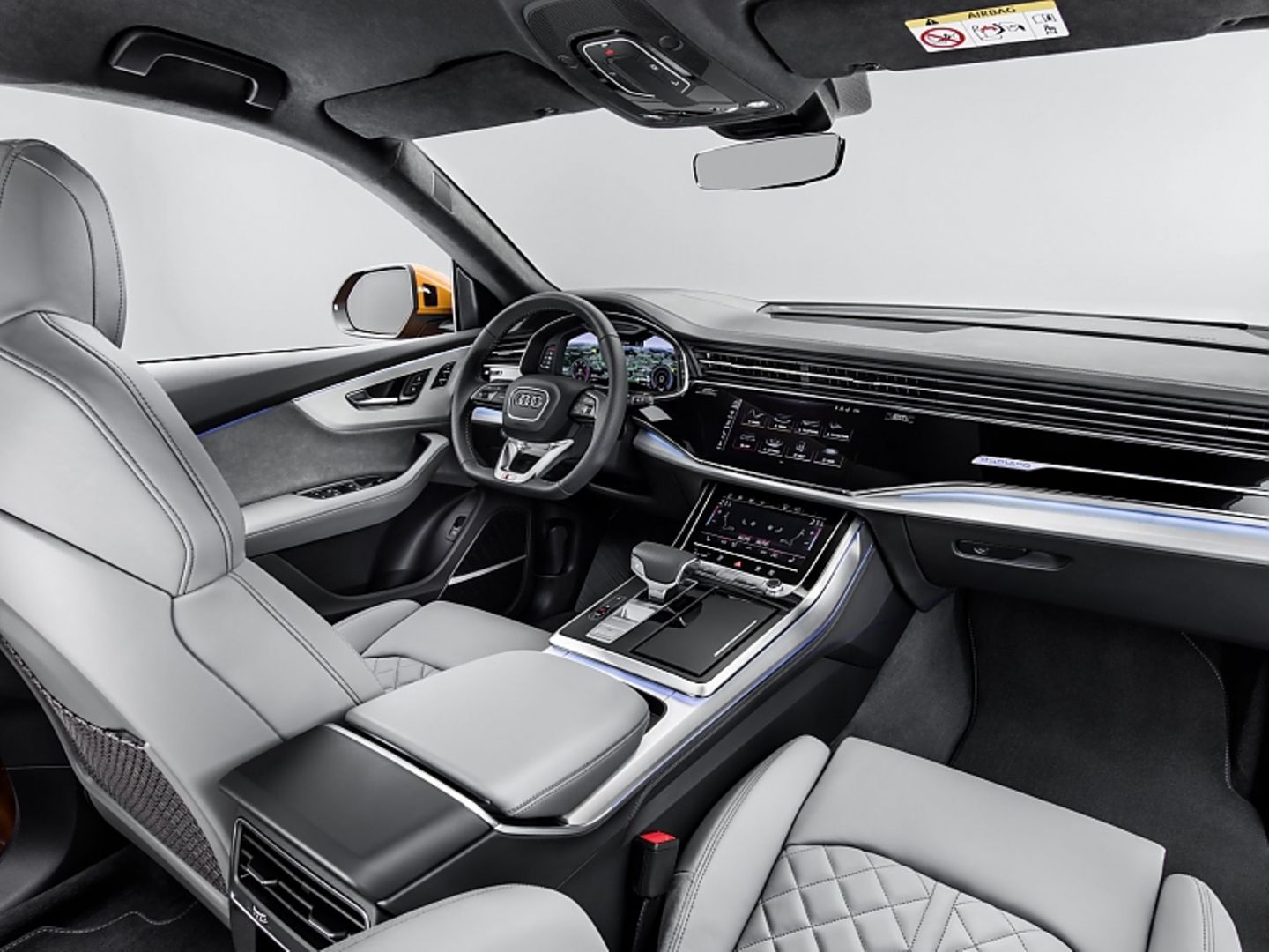 Der Innenraum des Audi Q8