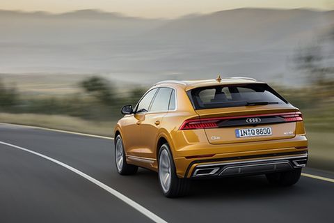 Audi Q8 - das Heck ist nicht so massiv wie die Front