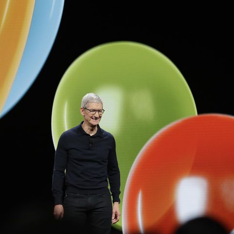 Apple-Chef Tim Cook auf der WWDC