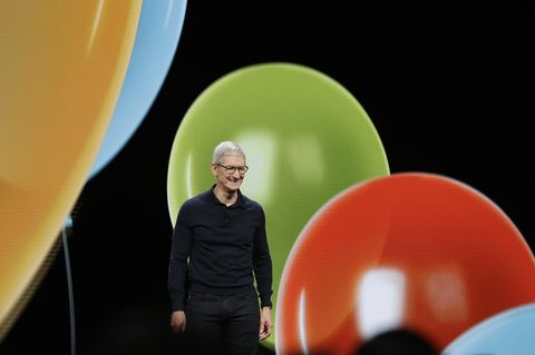 Apple-Chef Tim Cook auf der WWDC